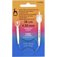 CIRC K P 28CMX4.50 Knitting Pins Circular Fixed Sock 28cm x 4.50mm