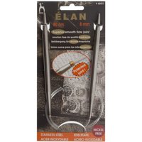 S S CIR KP 80CMX8.00 Knitting Pins Circular Fixed Stainless Steel Elan 80cm x 8.00mm
