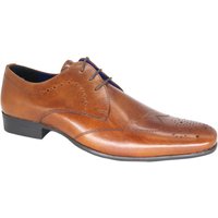 Thomas Crick Men's Leather Lace Up Formal Shoes in Tan | Size: 10