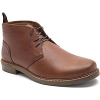 Thomas Crick Men's 'Dallas' Desert Chukka Leather Ankle Boots in Brown | Size: 9