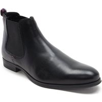Thomas Crick Men's Reggie' Formal Chelsea Boots Comfortable & Stylish Leather Boots in Black | Size: 7