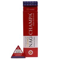 Jumbo Golden Nag Champa Backflow Incense Cones