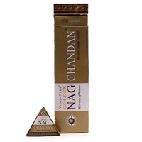 Jumbo Golden Nag Chandan Backflow Incense Cones