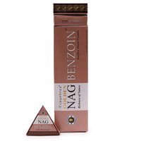 Jumbo Golden Nag Benzoin Backflow Incense Cones