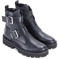 Sutton Heel Side Zip High Ankle Leather Boots