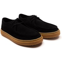 Off the Hook Men's 'HETFIELD' Boys Leather Lace up Casual Boat Shoes in Navy | Size: 3