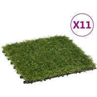 Berkfield Home Artificial Grass Tiles 11 pcs Green 30x30 cm