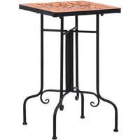 Berkfield Home Mosaic Side Table Terracotta Ceramic in Brown