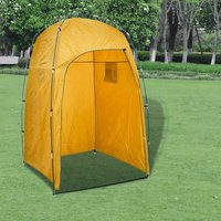Berkfield Home Shower WC Changing Tent Yellow