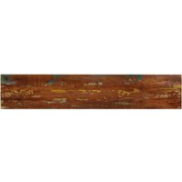 Berkfield Home Table Top 140x20x3.8 cm Rectangular Solid Wood Reclaimed in Brown