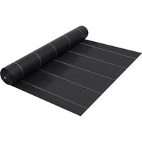 Berkfield Home Weed & Root Control Mat Black 2x50 m PP