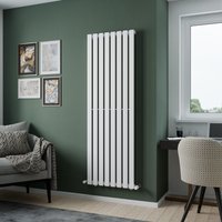 Agadon Lola Designer Panel Radiator in White | Size: 1800mm x 600mm
