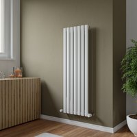 Agadon Neo Oval Tube Designer Radiator in White | Size: 1800mm x 410mm