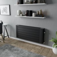 Agadon Lisbon Designer LST Convector in Black | Size: 600mm x 1080mm