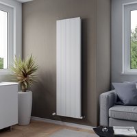 Agadon Madrid Designer Aluminium Radiator in White | Size: 1800mm x 600mm