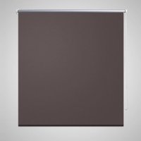 Berkfield Home Roller blind blackout 80 x 175 cm coffee in Brown
