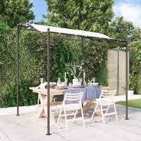 Berkfield Home Canopy Cream 2x2.3 m 180 g/m ² Fabric & Steel in Beige