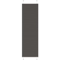 Berkfield Home Pleated Blind Black 55x200 cm Fabric Width 54.4 cm Polyester