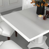 Berkfield Home Table Protector Matt 90x90 cm 2 mm PVC
