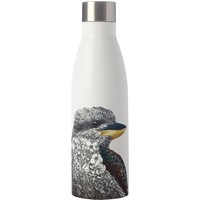 Maxwell & Williams Marini Ferlazzo 500ml Laughing Kookaburra Double Walled Insulated Bottle in White