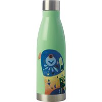 Maxwell & Williams Pete Cromer 500ml Lorikeet Double Walled Insulated Bottle in Green
