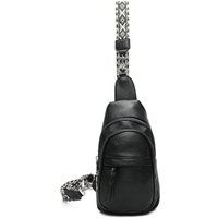 Fontanella Fashion Women's Dohara Dual Compartment PU Crossbody Sling Bag in Black