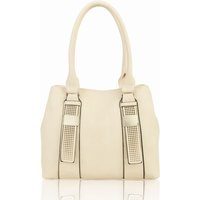 Daley PU Leather Dual Compartment Shoulder Tote Bag