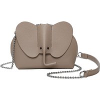 Fontanella Fashion Women's Elephant mini-sized PU Unique Design Crossbody Bag in Taupe