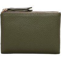 Fontanella Fashion Women's Pebbled PU Leather Wallet in Olive