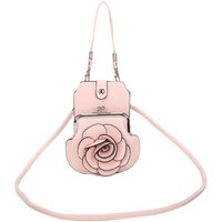 Fontanella Fashion Women's Rose Bloom Mini Crossbody Bag in Pink