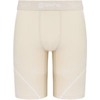Skins DNAmic Natural Beige Half Tights Shorts in Light Beige | Size: Large