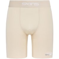 Skins Men's DNAmic Force Beige Compression Shorts in Light Beige | Size: Small