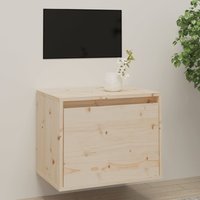 Berkfield Home Wall Cabinet 45x30x35 cm Solid Pinewood in Brown | Size: 45 x 30 x 35 cm