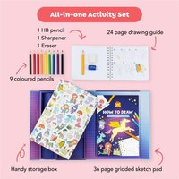 How To Draw 14 pcs Drawing Set