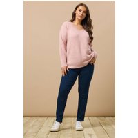 Evans Women's High Waisted Skinny Jeans in Indigo | Size: 18L