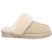 EverAu Australia Women's Real Sheepskin Raven Slippers with EVA Sole in Light Sand | Size: 4