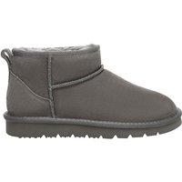 EverAu Australia Women's Real Sheepskin Finch Ultra Mini Classic Boots with EVA Sole in Grey | Size: 3