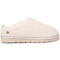 EverAu Australia Women's Sheepskin Women Snipe Plush Ankle Slippers with EVA Sole in Light Sand | Size: 4
