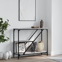 Berkfield Home Console Table Grey Sonoma 88.5x30x75 cm Engineered Wood