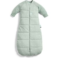 ergoPouch 100% GOTS Winter Jersey Sleeping Bag - 3.5 TOG Sage in Light Green | Size: 8-24 m