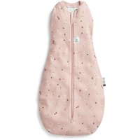 ergoPouch 100% GOTS Summer Cocoon Swaddle Sleeping Bag - 0.2 TOG Daisy in Light Pink | Size: 0-3 m