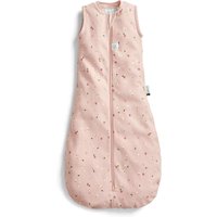 ergoPouch 100% GOTS All Year Jersey Sleeping Bag - 1 TOG Daisy in Light Pink | Size: 8-24 m