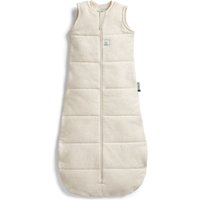 ergoPouch 100% GOTS Winter Jersey Sleeping Bag - 2.5 TOG Oatmeal in Beige | Size: 8-24 m