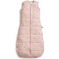 ergoPouch 100% GOTS Winter Jersey Sleeping Bag - 2.5 TOG Daisy in Light Pink | Size: 8-24 m