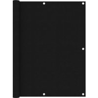Berkfield Home Balcony Screen Black 120x500 cm Oxford Fabric