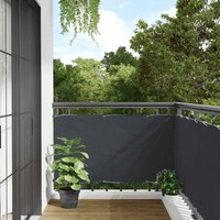 Berkfield Home Balcony Privacy Screen Anthracite 500x75 cm PVC