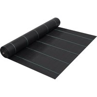 Berkfield Home Weed & Root Control Mat Black 1x200 m PP