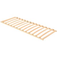 Berkfield Home Slatted Bed Base with 13 Slats 70x200 cm in Brown