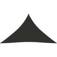 Berkfield Home Sunshade Sail Oxford Fabric Triangular 3x3x4.24 m Anthracite in Black