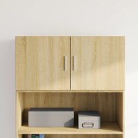 Berkfield Home Wall Cabinet Sonoma Oak 80x42.5x40 cm Engineered Wood in Brown
